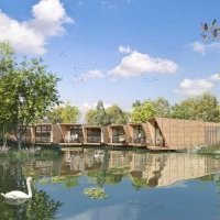 Dans les coulisses du futur village Ecolodgee au Futuroscope