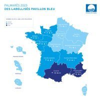 Palmarès national Pavillon Bleu : plus de 500 plages et de ports labellisés en 2023