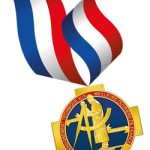 Claire Dupleix 1<sup class="typo_exposants">re</sup> Meilleur Ouvrier de France – réceptionniste en hôtellerie reçue à l'Elysée le 6 juillet 2015 avec 225 lauréats 