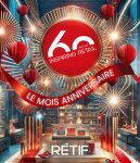 RETIF célèbre ses 60 ans et lance en avril son «<small class="fine d-inline"> </small>Mois anniversaire<small class="fine d-inline"> </small>» 