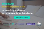 <i class="fa-laptop fas"></i> Webinaire «<small class="fine d-inline"> </small>Avant/Après en hôtellerie : les nouveaux services digitalisés<small class="fine d-inline"> </small>» le 14 septembre 2021