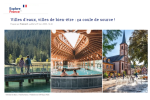 Thermalisme - Atout France et ses partenaires lancent la campagne «<small class="fine d-inline"> </small>Villes d'eaux, villes de bien-être<small class="fine d-inline"> </small>»