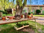 Re-nouveau sur le Verdon, l'hôtel le Relais Notre Dame et son merveilleux jardin bohème
