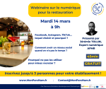 <i class="fa-laptop fas"></i> Webinaire Restaurants, Cafés-bars du mardi 14 mars 2023 