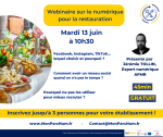 <i class="fa-laptop fas"></i> Webinaire Restaurants, Cafés-bars du mardi 13 juin 2023
