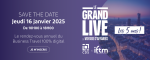 <i class="fa-laptop fas"></i> 5<sup class="typo_exposants">e</sup> édition du Grand Live du Voyage d'Affaires le 16 janvier 2025