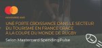 En France, le secteur de l'hôtellerie a connu une forte croissance grâce à la Coupe du Monde de Rugby, selon Mastercard SpendingPulse