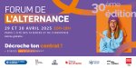 30<sup class="typo_exposants">e</sup> Forum de l'Alternance à Paris les 29 et 30 avril 2025