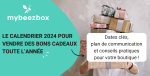 Le calendrier 2024 pour vendre des bons cadeaux