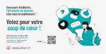 Concours étudiant «<small class="fine d-inline"> </small>L'Hôtellerie de demain, c'est vous et maintenant<small class="fine d-inline"> </small>!<small class="fine d-inline"> </small>» : lancement du vote coup de cœur du public 