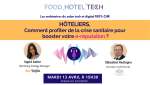 <i class="fa-laptop fas"></i> Webinar FoodHotelTech «<small class="fine d-inline"> </small>Hôtelier - Comment profiter de la crise sanitaire pour booster sa e-réputation<small class="fine d-inline"> </small>?<small class="fine d-inline"> </small>» le 13 avril 2021