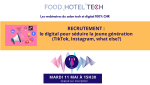 <i class="fa-laptop fas"></i> Webinar FoodHotelTech «<small class="fine d-inline"> </small>Recrutement : le digital pour séduire la jeune génération (TikTok, Instagram, what else<small class="fine d-inline"> </small>?)<small class="fine d-inline"> </small>» le 11 mai 2021