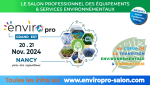 2<sup class="typo_exposants">e</sup> ENVIROPRO Grand Est à Nancy les 20 et 21novembre 2024