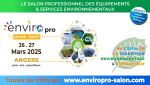 3<sup class="typo_exposants">e</sup> ENVIROPRO Grand Ouest à Angers les 26 et 27 mars 2025
