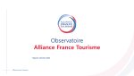 Alliance France Tourisme - Observatoire du tourisme n°9 : + 5 pt de réservations à Paris pour la réouverture de Notre-Dame