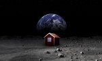 Objectif Lune – décollage imminent d'un chalet rouge suédois