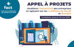 L'anact lance un appel à projets du Fact : conditions de travail et attractivité des entreprises