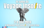 2<sup class="typo_exposants">e</sup> Salon du Voyage Insolite à Paris du 07 au 09 juin 2024