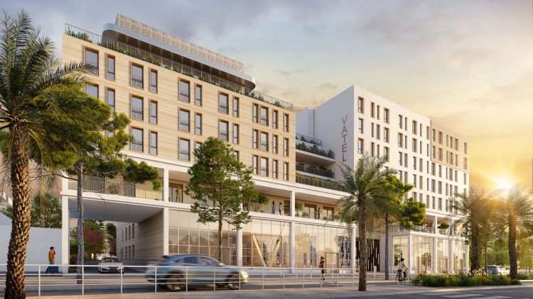 Oceanis Promotion accueille le maire de Cannes sur le chantier du futur campus Vatel Academy à Cannes La Bocca