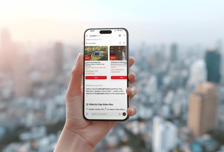 La première app de coffrets cadeaux dans ChatGPT est française<small class="fine d-inline"> </small>!