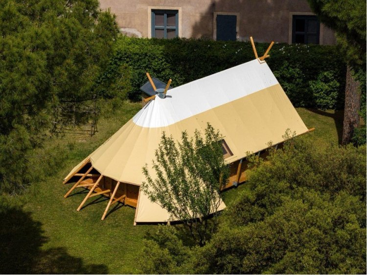 La Fondation Huttopia présente Creetopia, la cabane du Grand Nord canadien, au Festival des Cabanes de la Villa Médicis