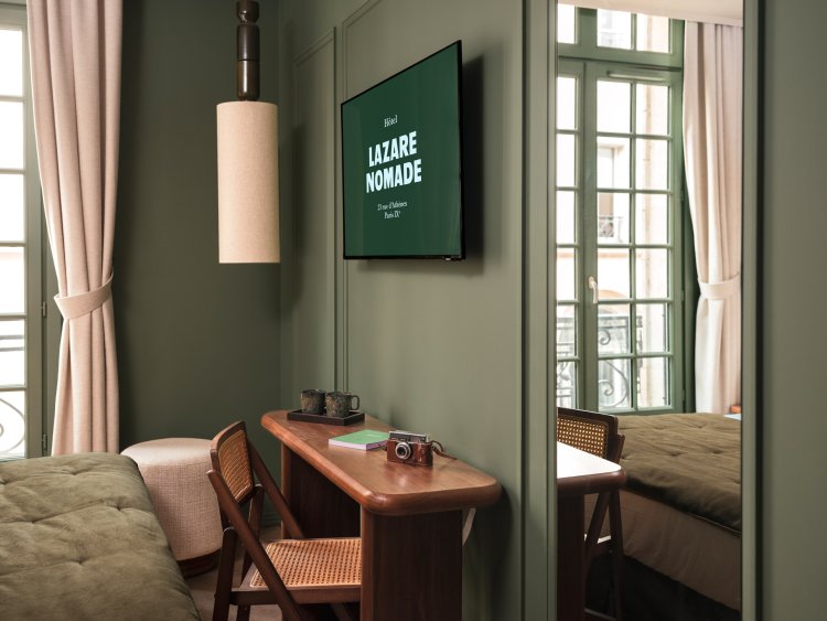 Lazare Nomade ouvre ses portes rue d'Athènes : Paris accueille son nouveau boutique-hôtel 4 étoiles à 3 minutes de la Gare Saint-Lazare