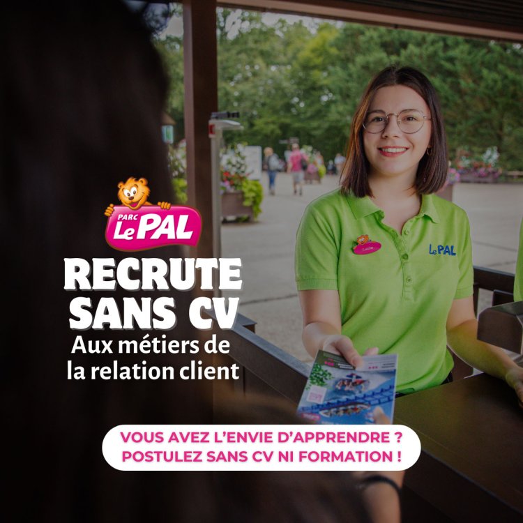 Recrutement des saisonniers sans CV au parc d'attractions et animalier Le PAL (03 Allier) 